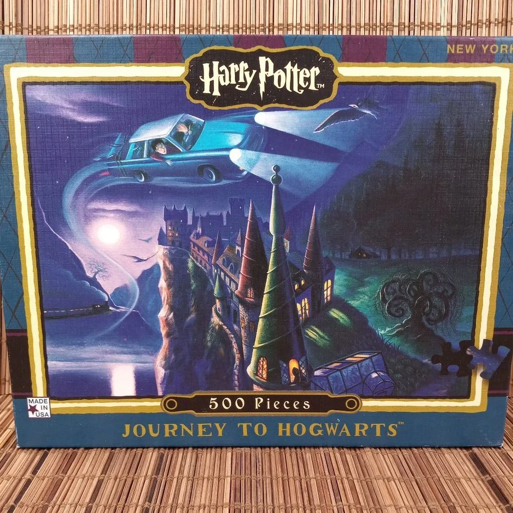 Harry Potter Journey To Hogwarts 500 Piece Puzzle Mary GrandPre - Picture 1 of 6